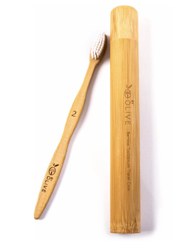 wandelen duurzaam ecologisch milieuvriendelijk herbruikbaar tandenborstel houder bamboe 