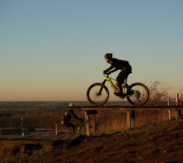 mountainbike mountainbikeparcours B-mine limburg België