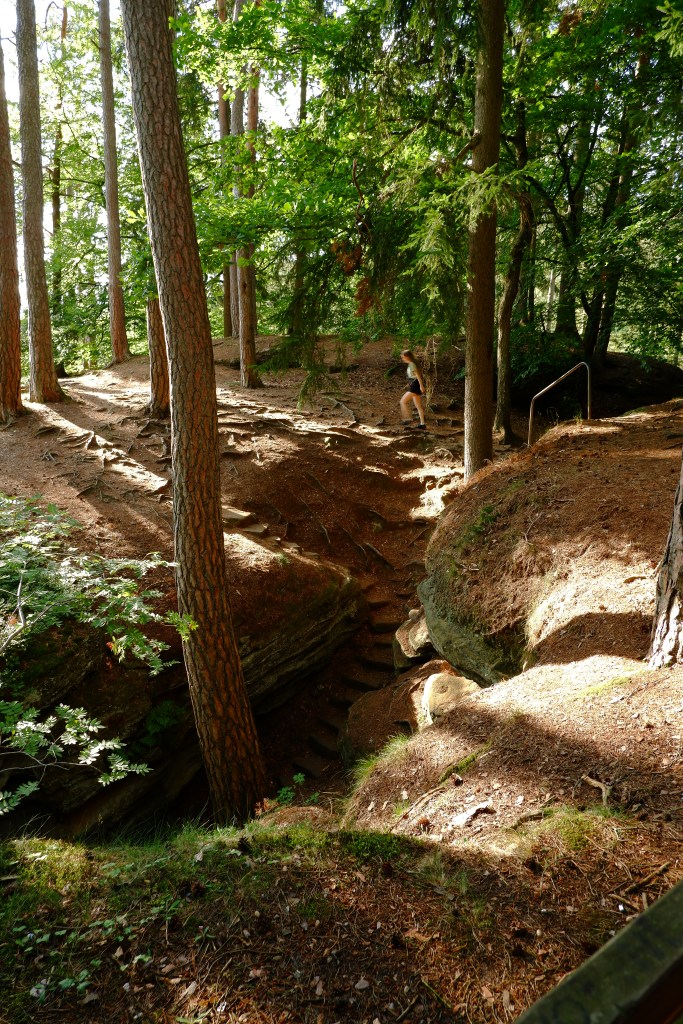 wandelroute C1 Consdorf Mullerdal Klein Zwitserland Luxemburg Benelux wandelen 