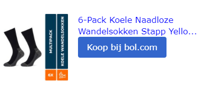 wandelsokken wandeluitrusting wandelkledij
